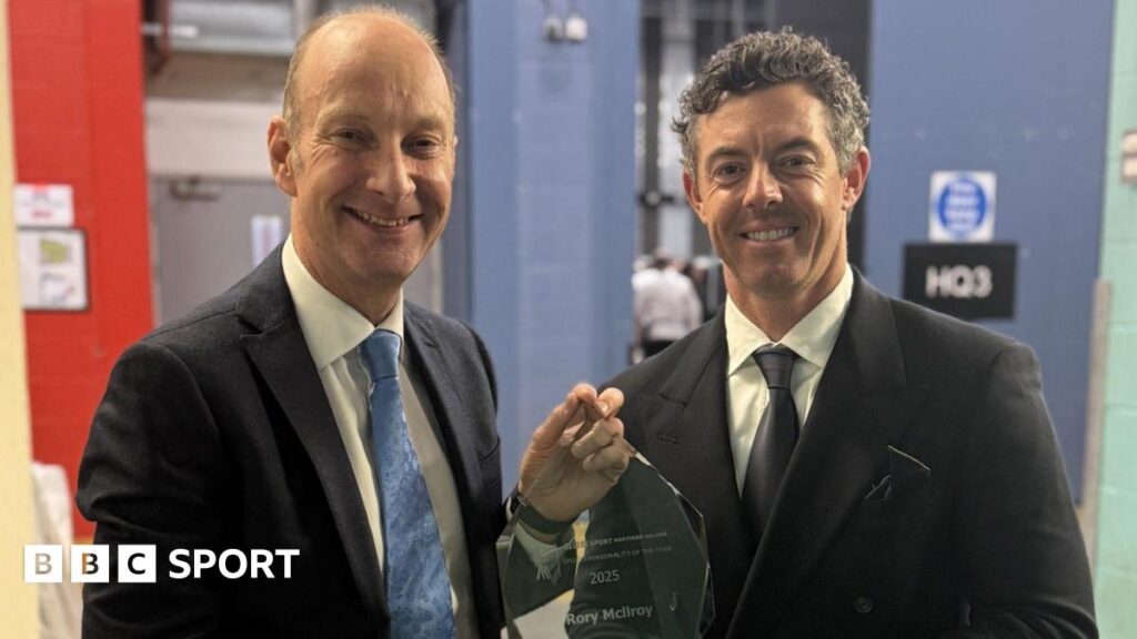 Rory McIlroy named BBC NI Sports Personality of the Year for 2025