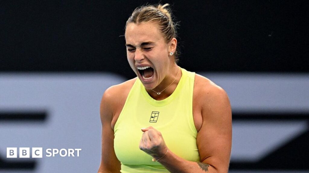 Brisbane International: Aryna Sabalenka sets up Marta Kostyuk final Brisbane International: Aryna Sabalenka sets up Marta Kostyuk final