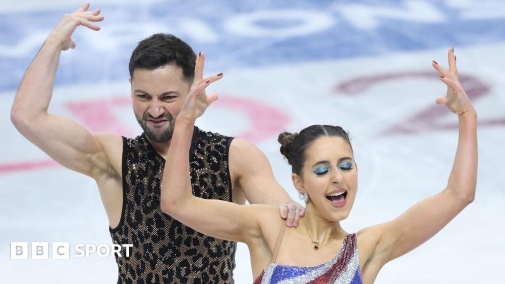 European Figure Skating Championships: GB’s Lilah Fear and Lewis Gibson in contention for ice dance gold