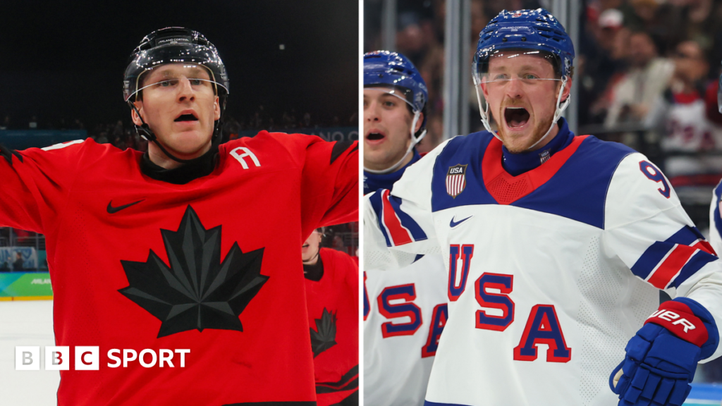 2026 Winter Olympics ice hockey: Canada and USA to meet in charged final