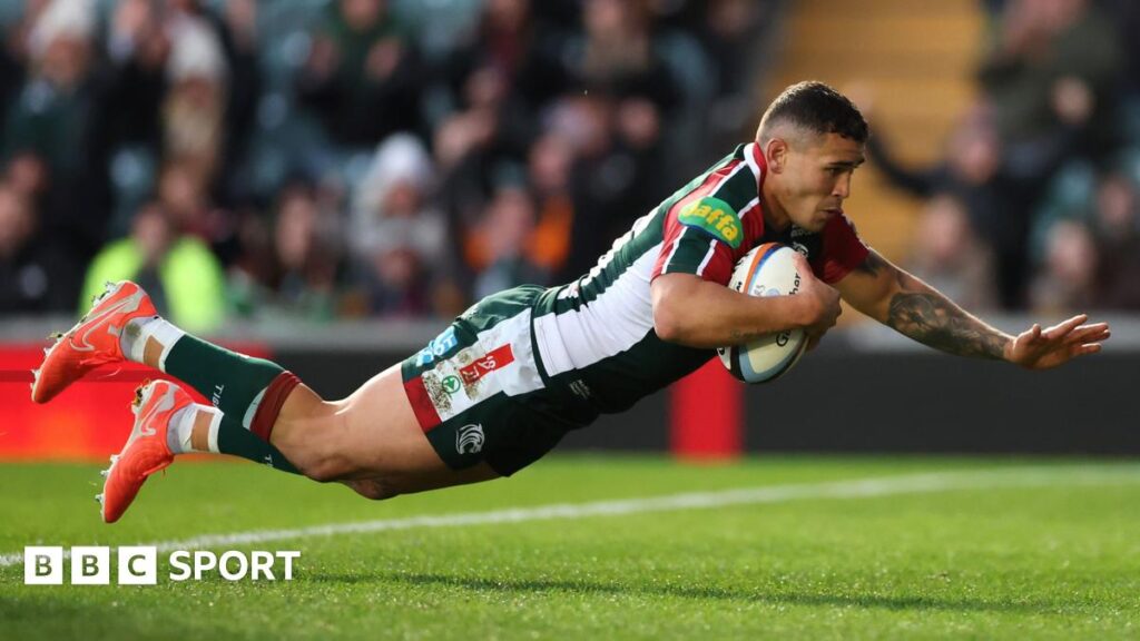 Prem Rugby Cup: Leicester 28-19 Newcastle Red Bulls: Four-try Tigers in bonus point win