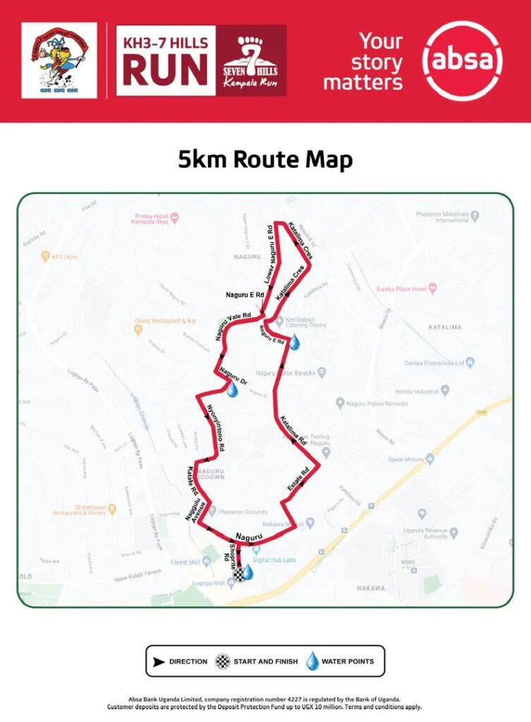 Absa Financial institution Uganda unveils Route Map for 2026 KH3-7 Hills Run – The Panorama Uganda