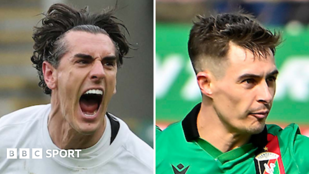 Irish Premiership: Larne and Glens win as title race continues