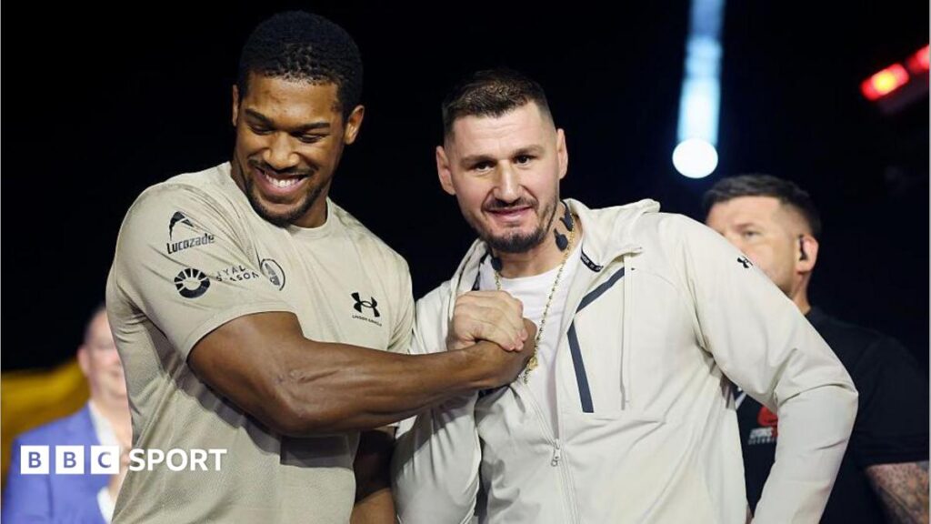 Anthony Joshua vs Kristian Prenga: Briton embraces comeback spotlight before fight in Saudi Arabia