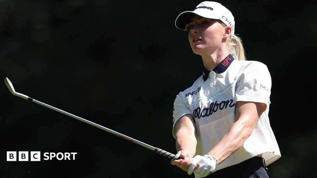 PIF London Championship: Charley Hull breaks course record with 62 to close in on leader Anna Huang